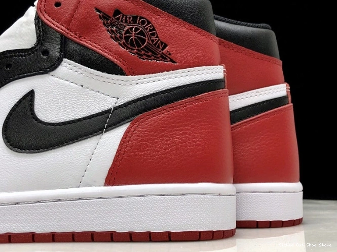 Kicked Out Shoe Store 555088-125 Retro 1 Jordan Black Toe Air 0721